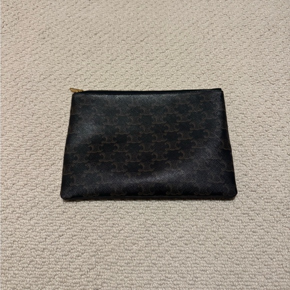 CELINE POUCH IN TRIOMPHE CANVAS - Picture 1 of 5